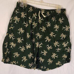 Vintage Fun Boxer Tropical Themed Boxer Shorts - Green, Size M